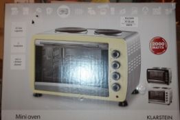 Boxed Klarstein Cream 45 Litre Mini Oven RRP £160 (18371) (Appraisals Available Upon Request)