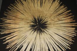 Golden Burst Canvas Wall Art Picture RRP £105 (17878) (Appraisals Available Upon Request)