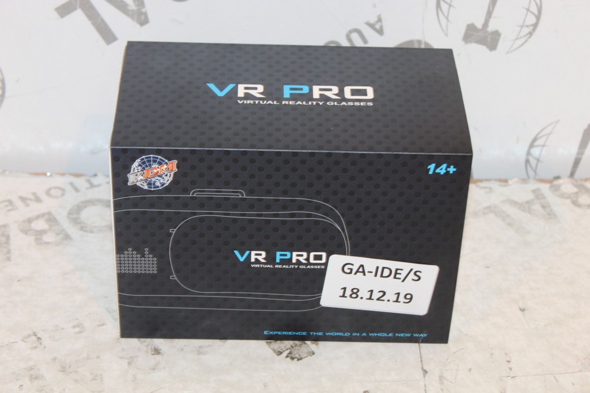 Lot to Contain 2 Boxed RDM VR Pro Virtual Reality Goggle Packs Combined RRP £100 (Appraisals