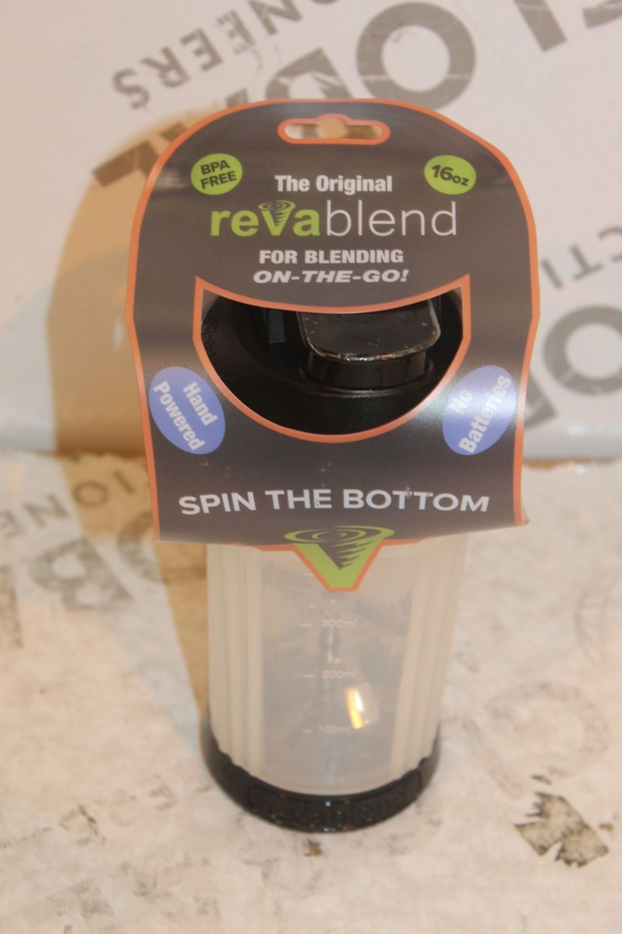 Lot to Contain 4 Brand New Original 16oz Spin the Bottom Reeve End Sports Drink Cups RRP £80