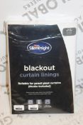 Brand New Pair of Silent Night Blackout 66 x 54" Curtain Linings RRP £85 (Appraisals Available