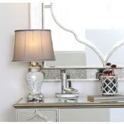 Lot to Contain 2 Boxed Items to Include Aylsham Regal Lamp & Designer Light Shade Combined RRP £