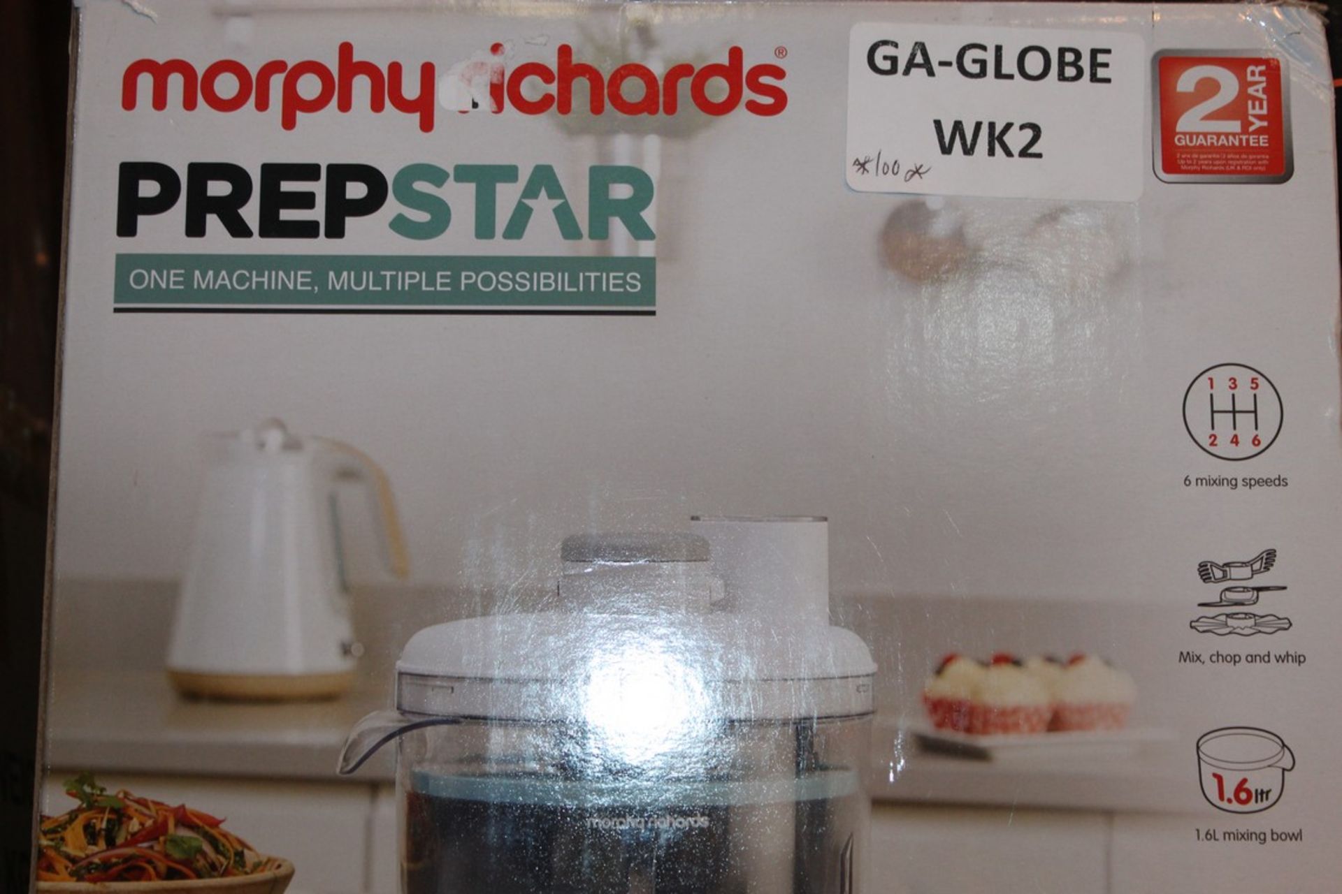 Boxed Morphy Richards Prep Star One Machine Multiple Possibilities Mini Food Chopper RRP £100 (