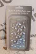 Lot to Contain 24 Brand New iPhone 8 Shake it Glitter Rainbow Phone Cases Combined RRP £120 (