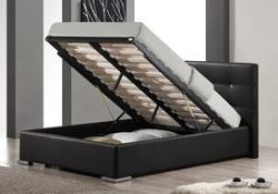 Boxed Harper Storage 5 Ft Bed In Black RRP £400 (Images Are For Illustrations Purposes Only And