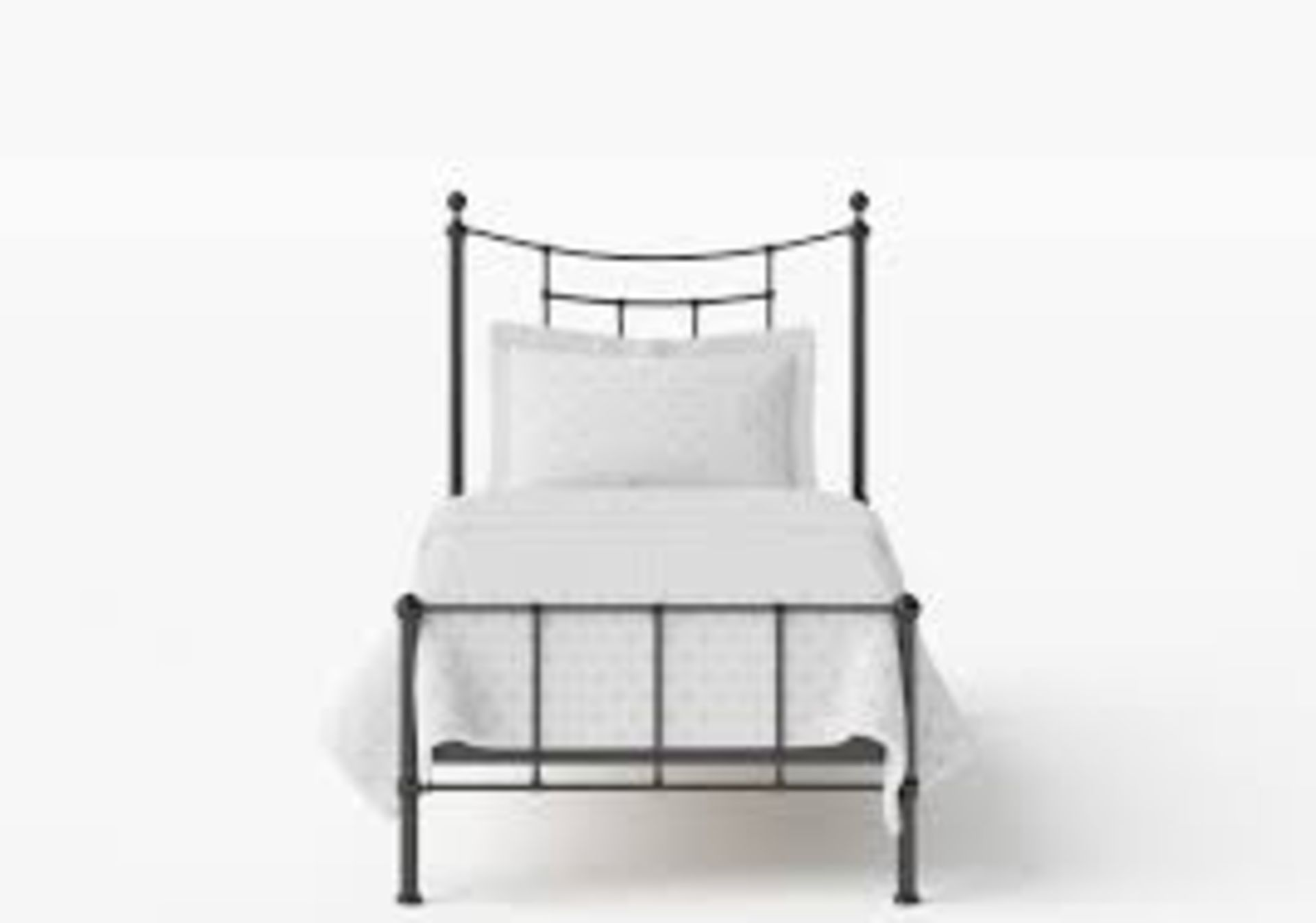 Boxed Isabel Single Bed In Black/White RRP £180 (Images Are For Illustrations Purposes Only And