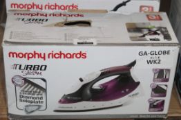 Boxed Assorted Morphy Richards Turbo Steam Turbo Pro Steam Turbo Steam Irons RRP £30-40 Each  (