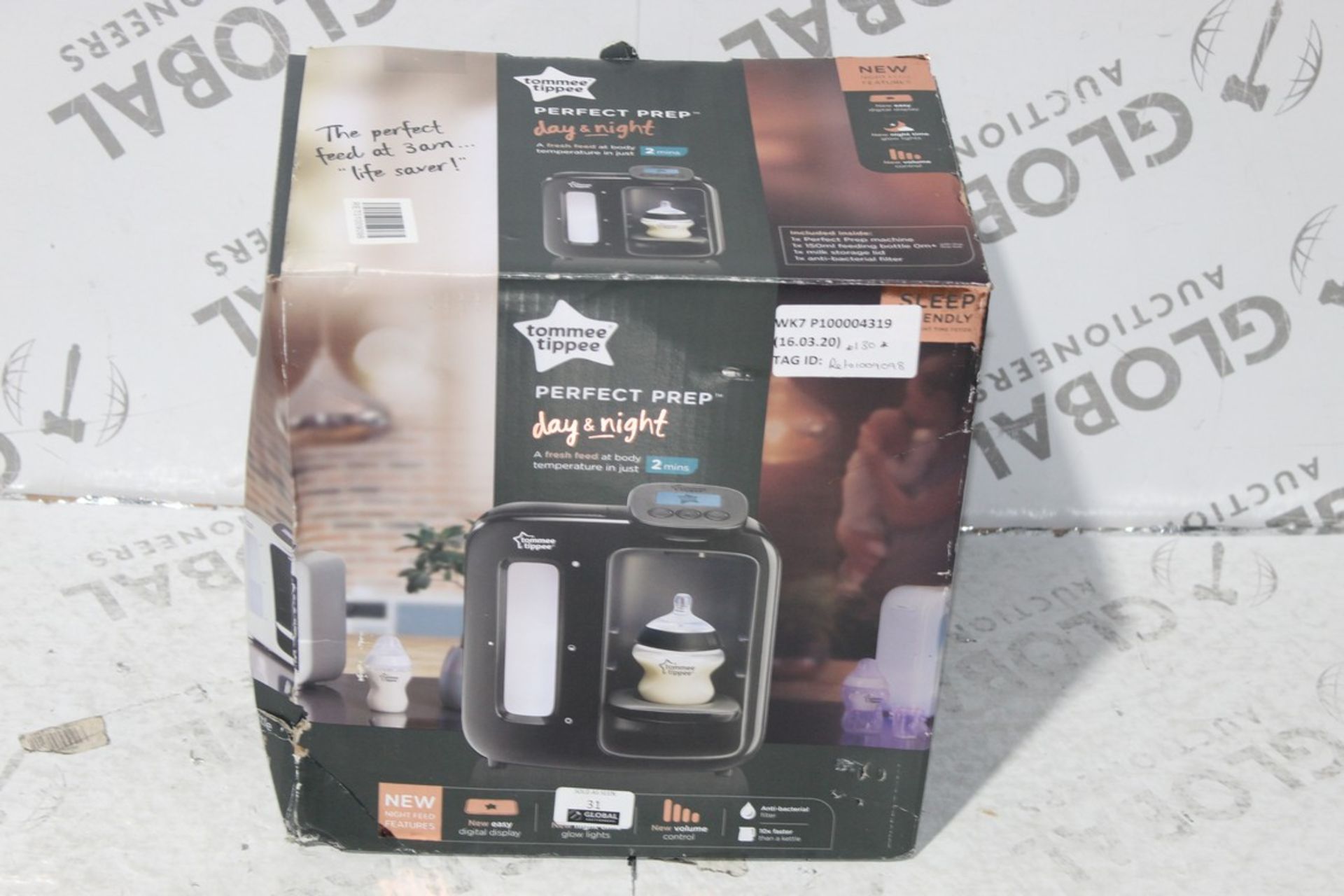 Boxed Tommee Tippee Day & Night Perfect Preparation Bottle Warming Station RRP £130 (RET01009098) (