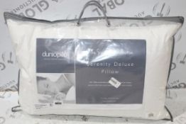 Bagged Dunlow Pillow Serenity Delux Signature Collection Pillow RRP £65 (21533) (Appraisals