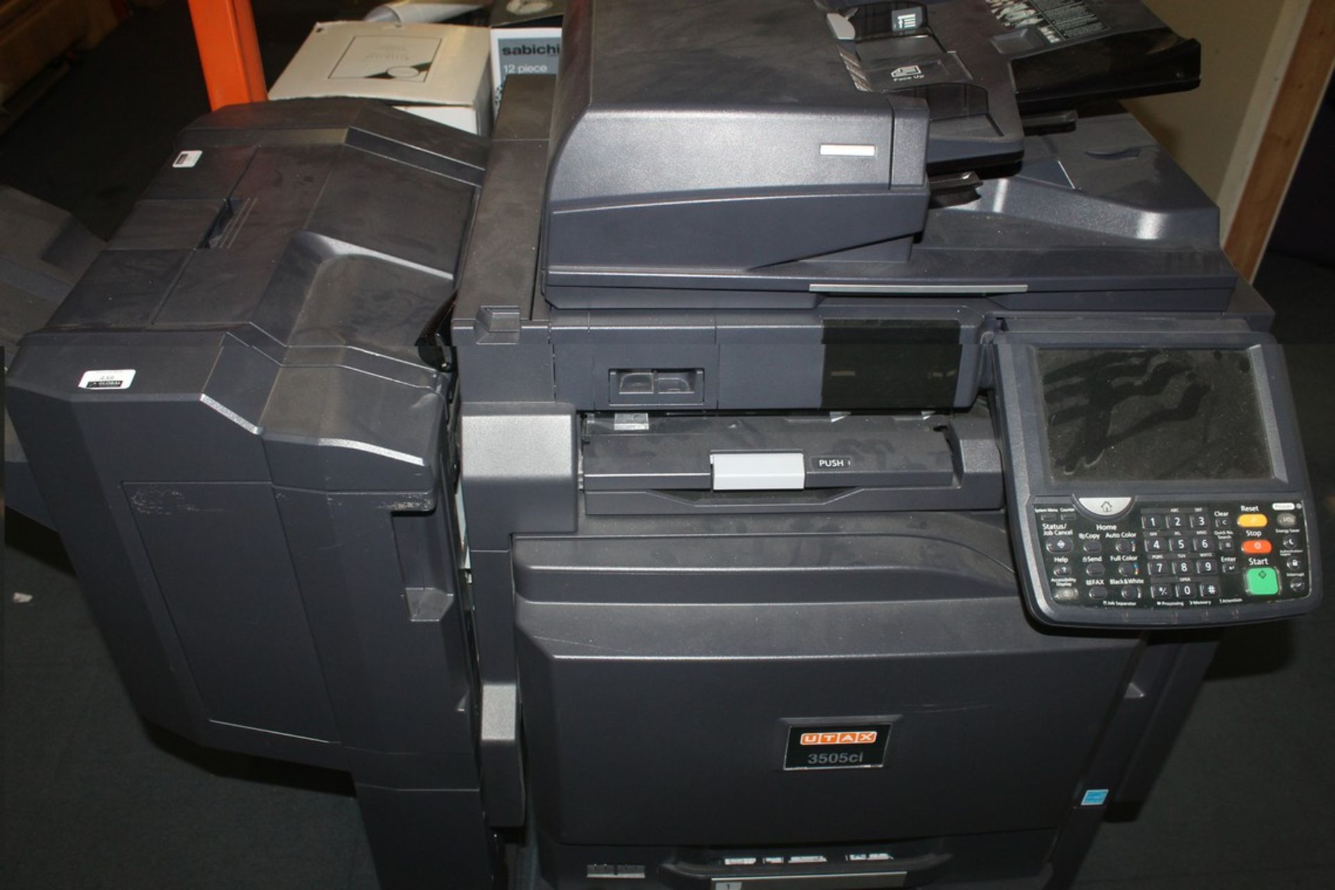 Utax 3555i Black And White Finisher Innovative Digital Multi Functional 35 Page Per Minute Printer