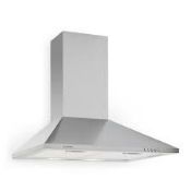 Boxed Stainless Steel 55cm Chimney Cooker Hood RRP £50 (18561) (Appraisals Available)