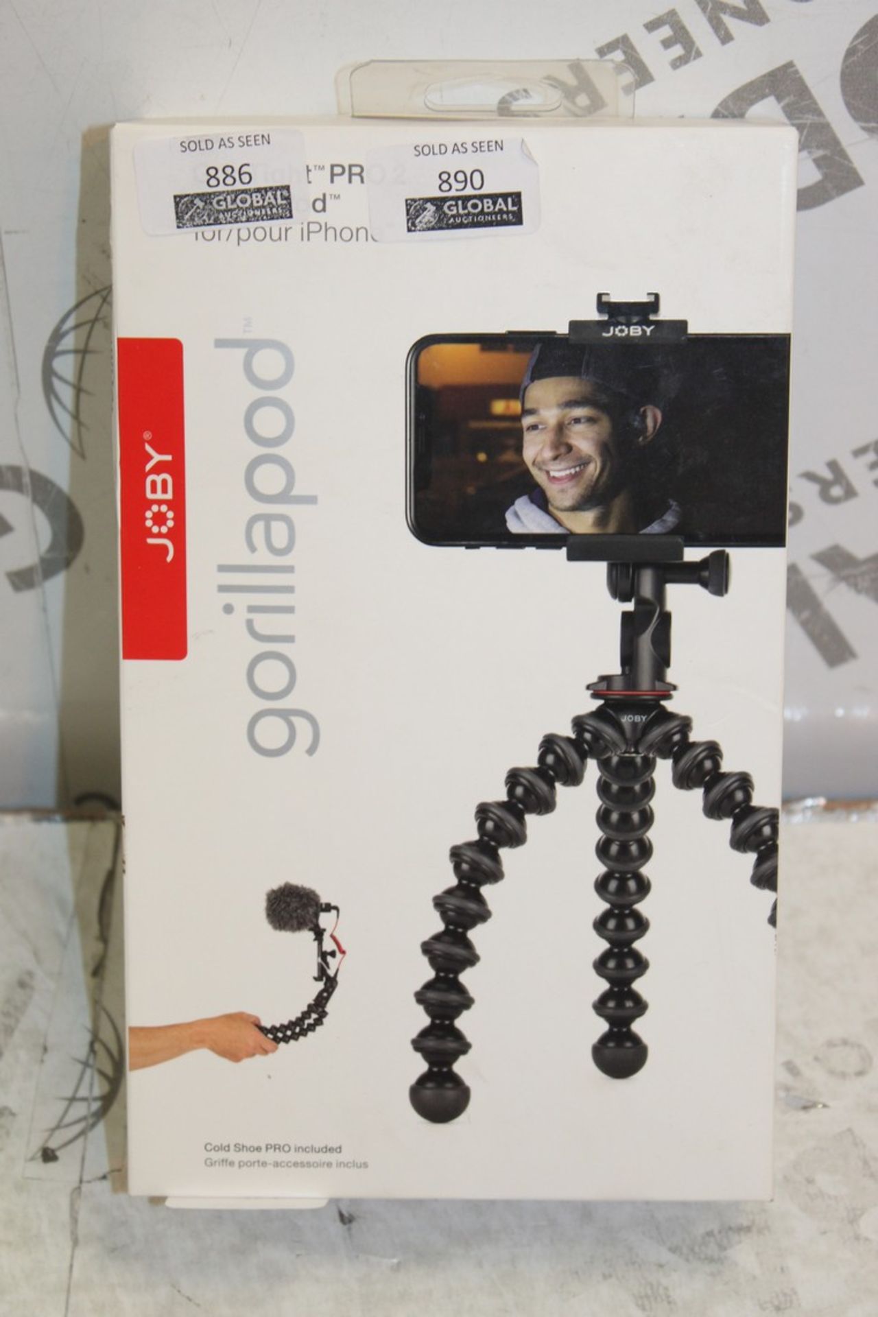 Boxed Joby Gorilla Pod Pro Tripod Phone Holder RRP £70