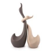 2 Piece Ornamental Swan Sets RRP £50 Each (18243) (Appraisals Available)