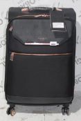 Ted Baker Take Flight Medium 4 Wheel Trolley Luggage Suitcase in Black RRP £265 (135394) (Appraisals