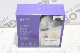 Boxed BT Audio Baby Monitor 450 Digital Baby Monitor Set RRP £50 (RET00639738)