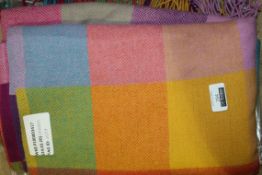 Avolco Cotton Mill Multi Colour Throw RRP £110 (111227) (Appraisals Available)