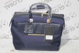 Ted Baker Take Flight Small Navy Blue Luggage Bag RRP £190 (135125) (Appraisals Available)