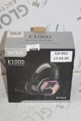 Boxed Brand New Pairs Of EKSA E1000 Black And Grey Gaming Headphones With Microphone RRP £45 (
