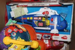 Lot to Contain Assortment Children Toys to Include Helicopters Discovery Globes Pepper Pig