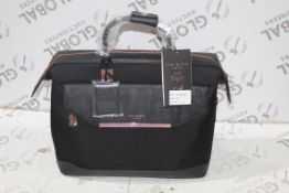 Ted Baker Take Flight Small Cabin Bag RRP £190 Black & Rose Gold (135046) (Appraisals Available)