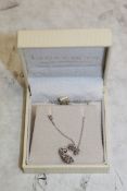 Boxed Ivory And Co Single Drop Ashford Pendant RRP £50 (96957)