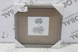 Boxed Pack of 3 Floral Art Print Sets RRP £70 (16494) (Appraisals Available)