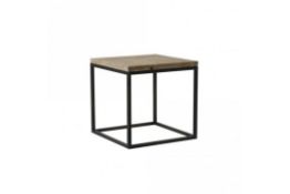 Boxed Black Designer Side Table RRP £120 (17856) (Appraisals Available)