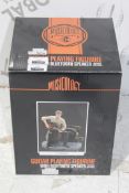 Boxed Brand New Musicology Guitar Playing Figurine With Bluetooth Speaker RRP £90  (Appraisals