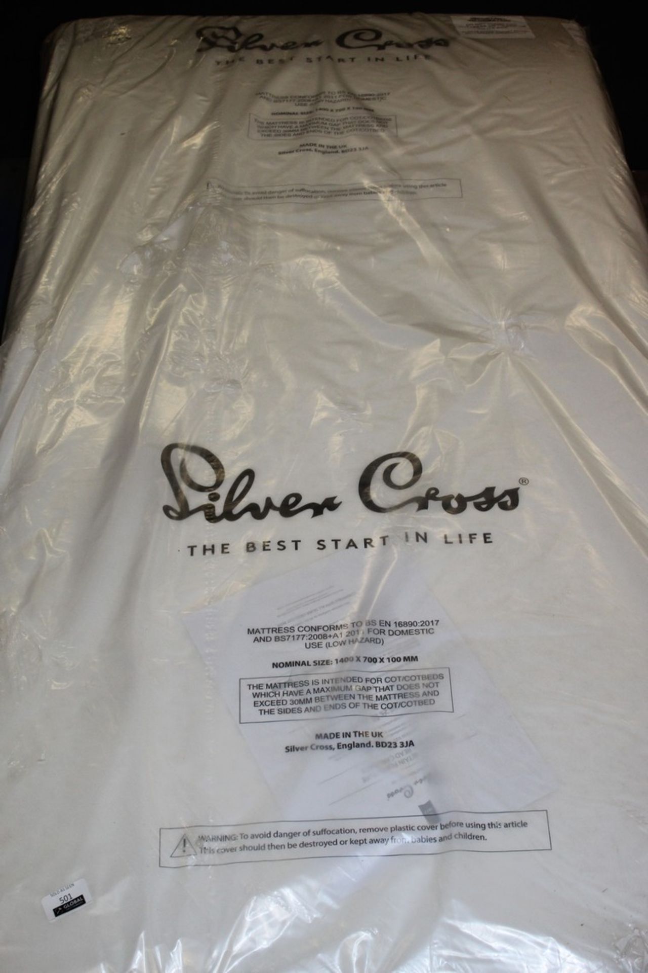 Silver Cross Best Start Kids Foam Cot Bed Mattress RRP £200 (3599974) (Appraisals Available Upon
