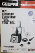 Boxed Geepas Food Processor RRP £50 (16740) (Appraisals Available)