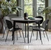 Boxed Hudson Living By Gallery Home By Forden Round Dining Table In Grey RRP £200 (Appraisals