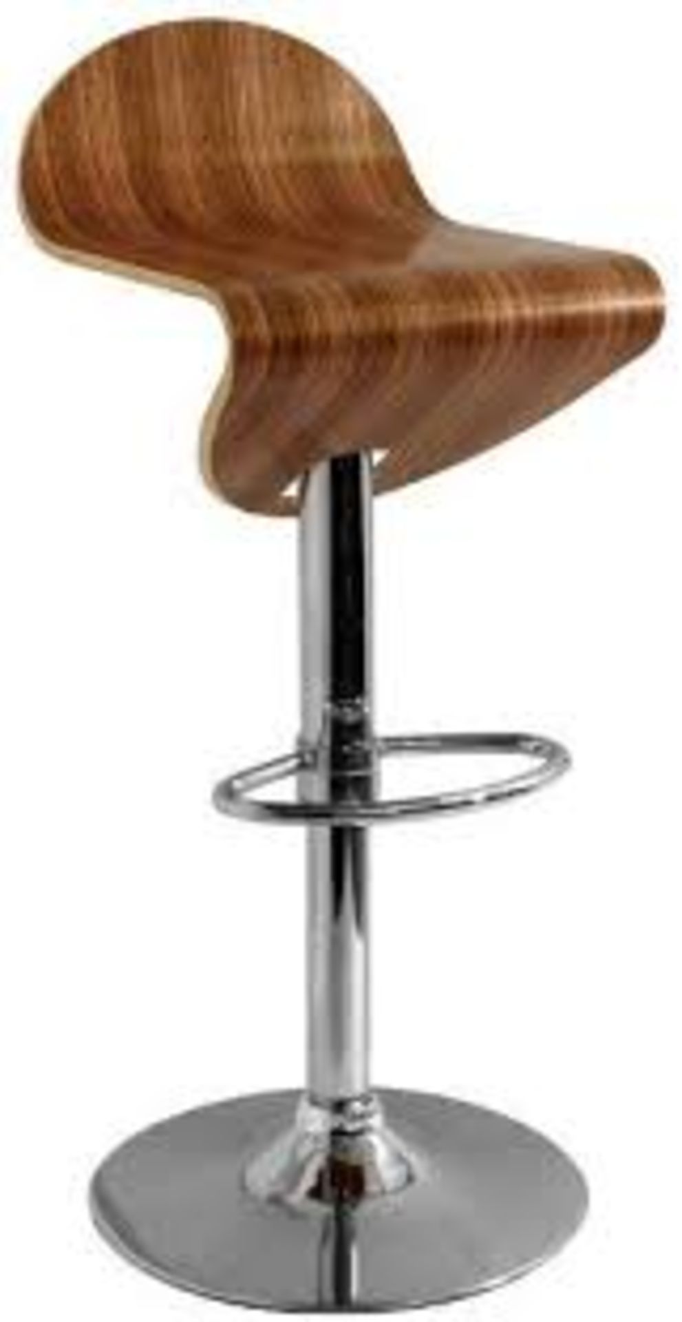 Boxed GR Talk Abele Zebrano Gas Lift Bar Stool RRP £70 (18182) (Appraisals Available)