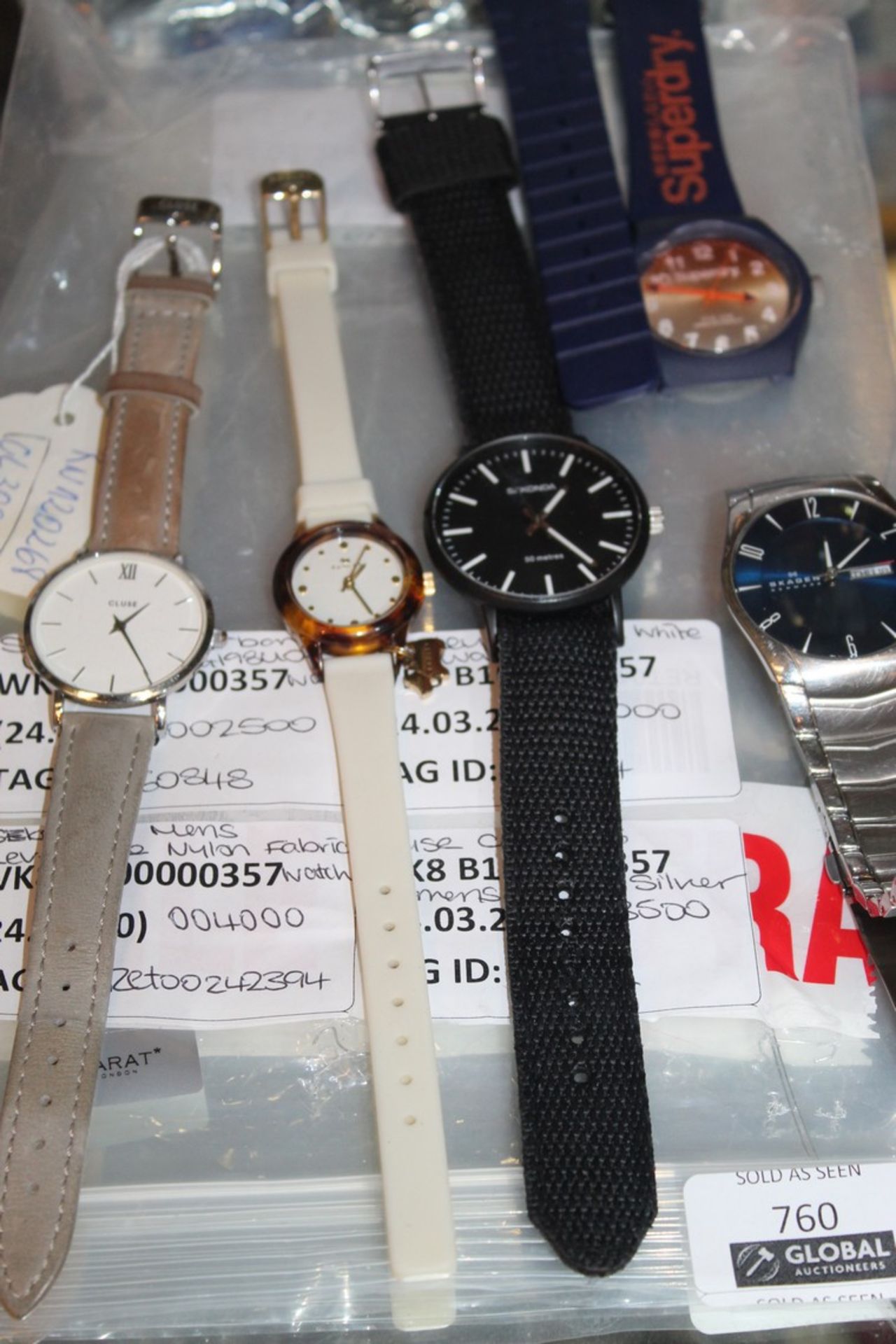 Assorted Ladies And Gents Deisgner Wrist Watches To Include Police Watches Radley Watches Skonda
