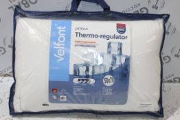 Velfont Thermal Regulator 50 x 70 cm Pillow RRP £45 (RET00694135) (Appraisals Available)