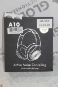Boxed Brand New And Sealed Pair Of One Odeo A10 Active Noise Cancelling Wireless Headphones In Black