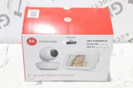 Boxed Motorola MBP50 5Inch Digital Baby Monitor Set RRP £135 (RET00145551)