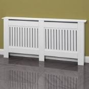 Large White Wooden Traditional Radiator Cover RRP £120 (Appraisals Available)