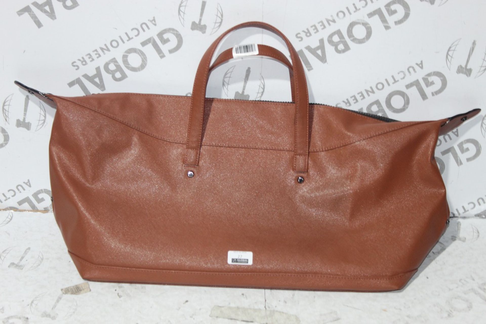 Ted Baker Tan Leather Holdall RRP £130 (RET01210519) (Appraisals Available)