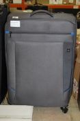 Quebed Decimal Grey Medium 4 Wheel Spinner Suitcase RRP £50 (RET00320888) (Appraisals Available upon