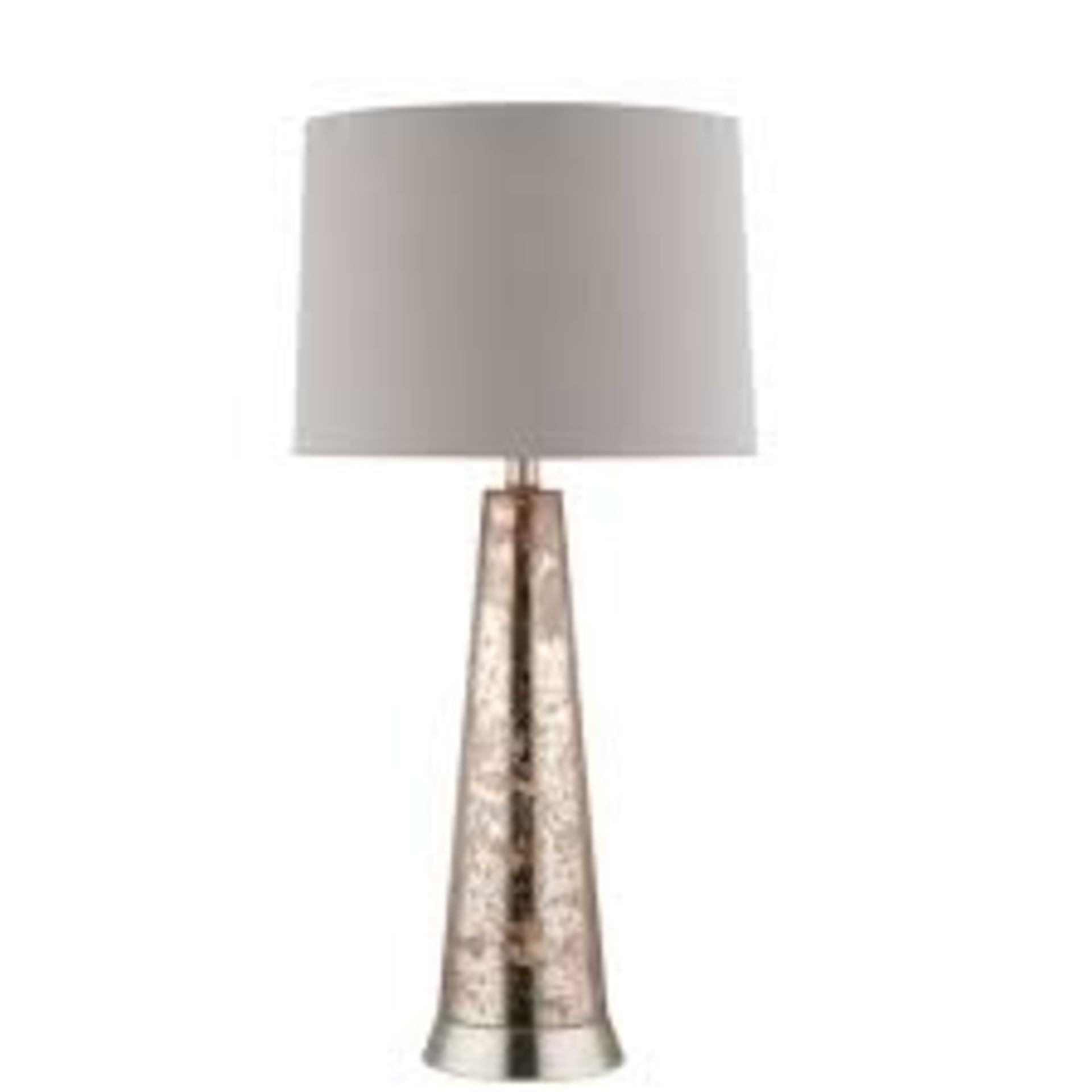 Boxed Magnalux Luxury Lighting Copper Effect Glass Table Lamps with Shade RRP £175 Each (14794) (