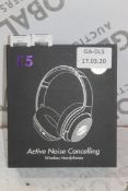 Boxed Brand New Pair Of E5 Active Noise Cancelling Headphones RRP £55 (Appraisals Available Upon