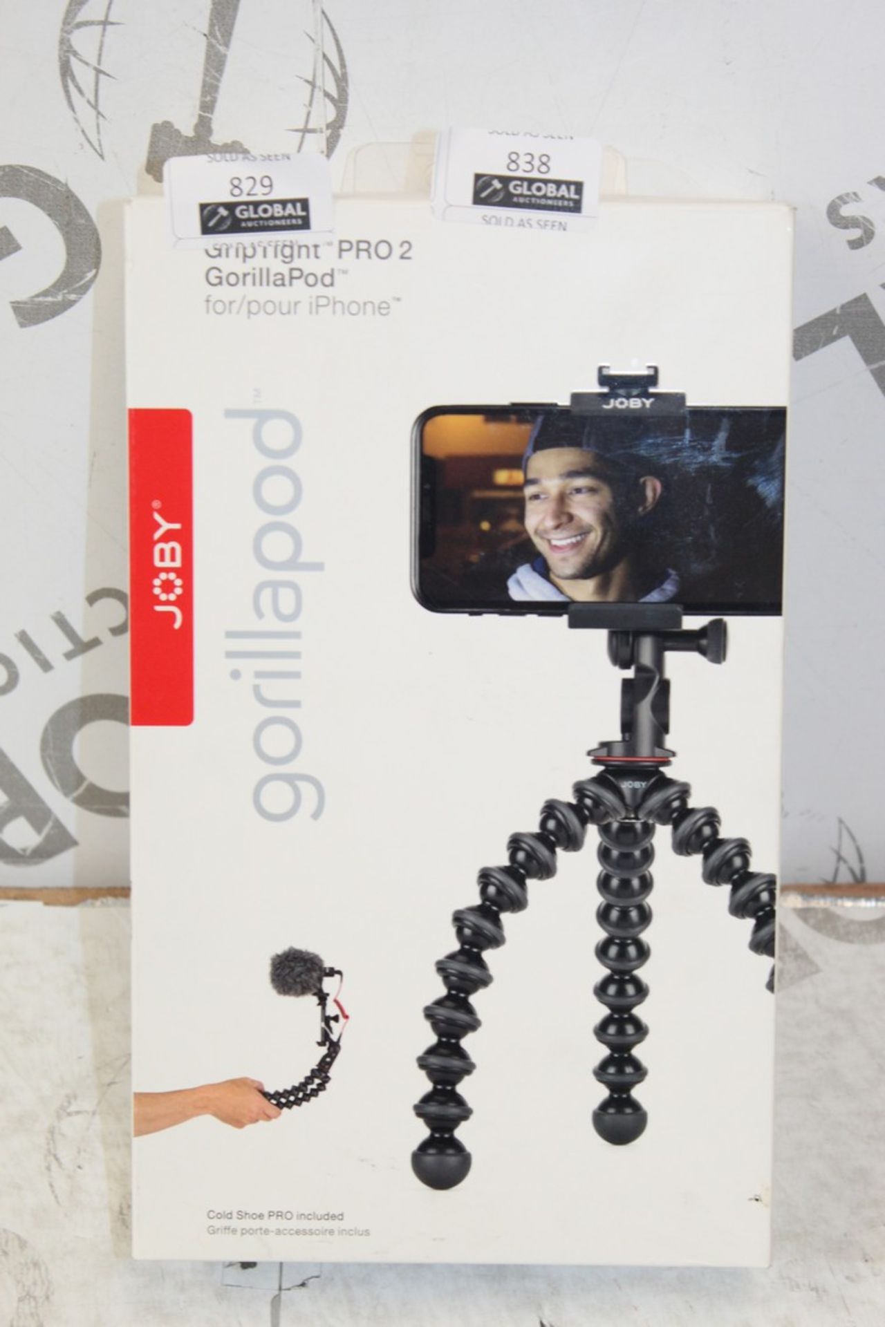 Boxed Jobi Gorilla Grip Tripod Pro iPhone Holder RRP £70