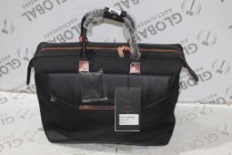 Ted Baker Take Flight Small Cabin Bag RRP £190 Black & Rose Gold (135354) (Appraisals Available)