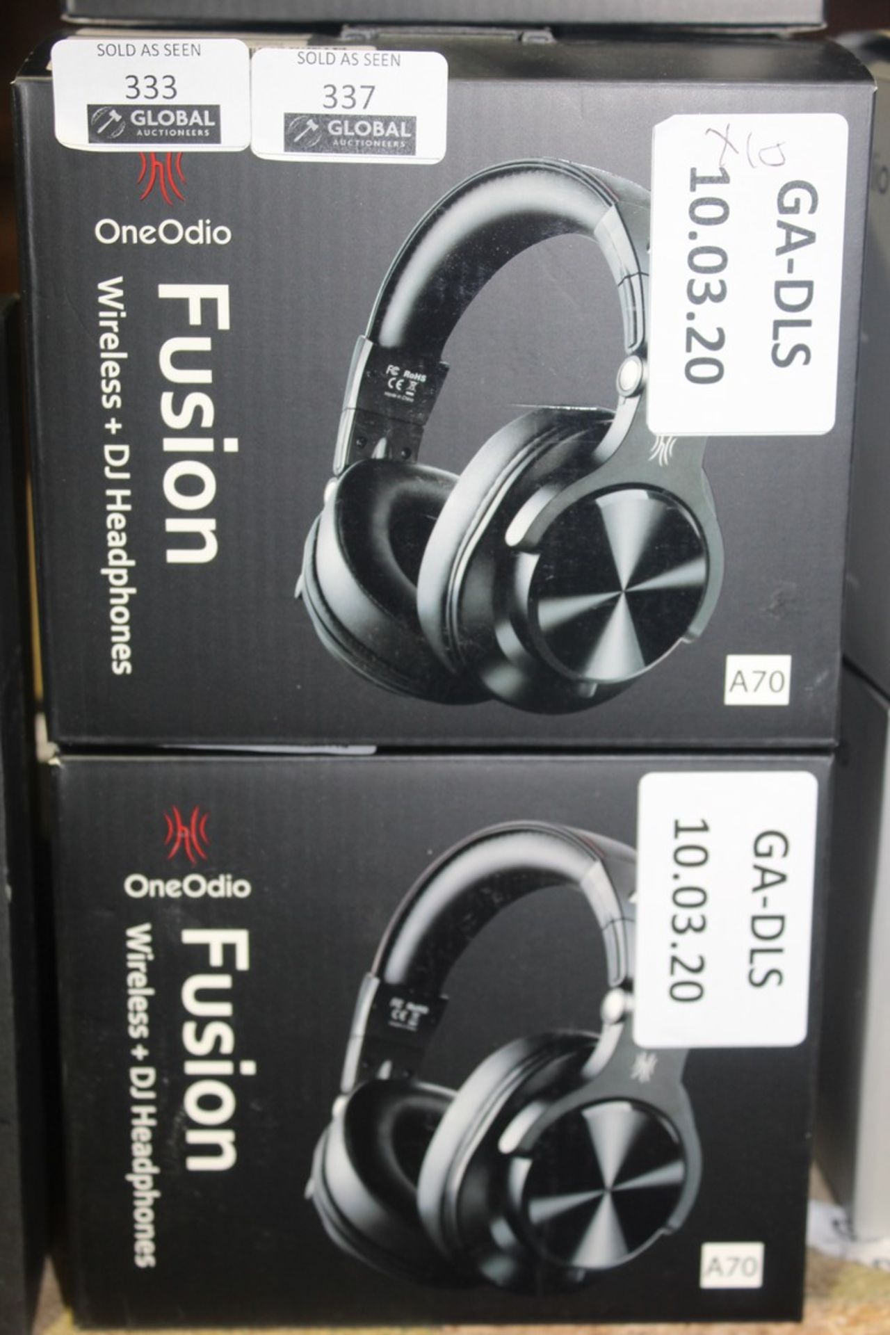 Boxed One Audio Fusion Wireless & DJ Headphones RRP £45 Each (Appraisals Available Upon Request)