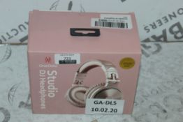Boxed Brand New Pair One Audio Studio Pink DJ Headphones RRP £40 (Appraisals Available Upon