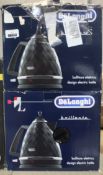 Boxed Delonghi Brillante 1.5 Litre Rapid Boil Cordless Jug Kettles RRP £80 (Appraisals Available