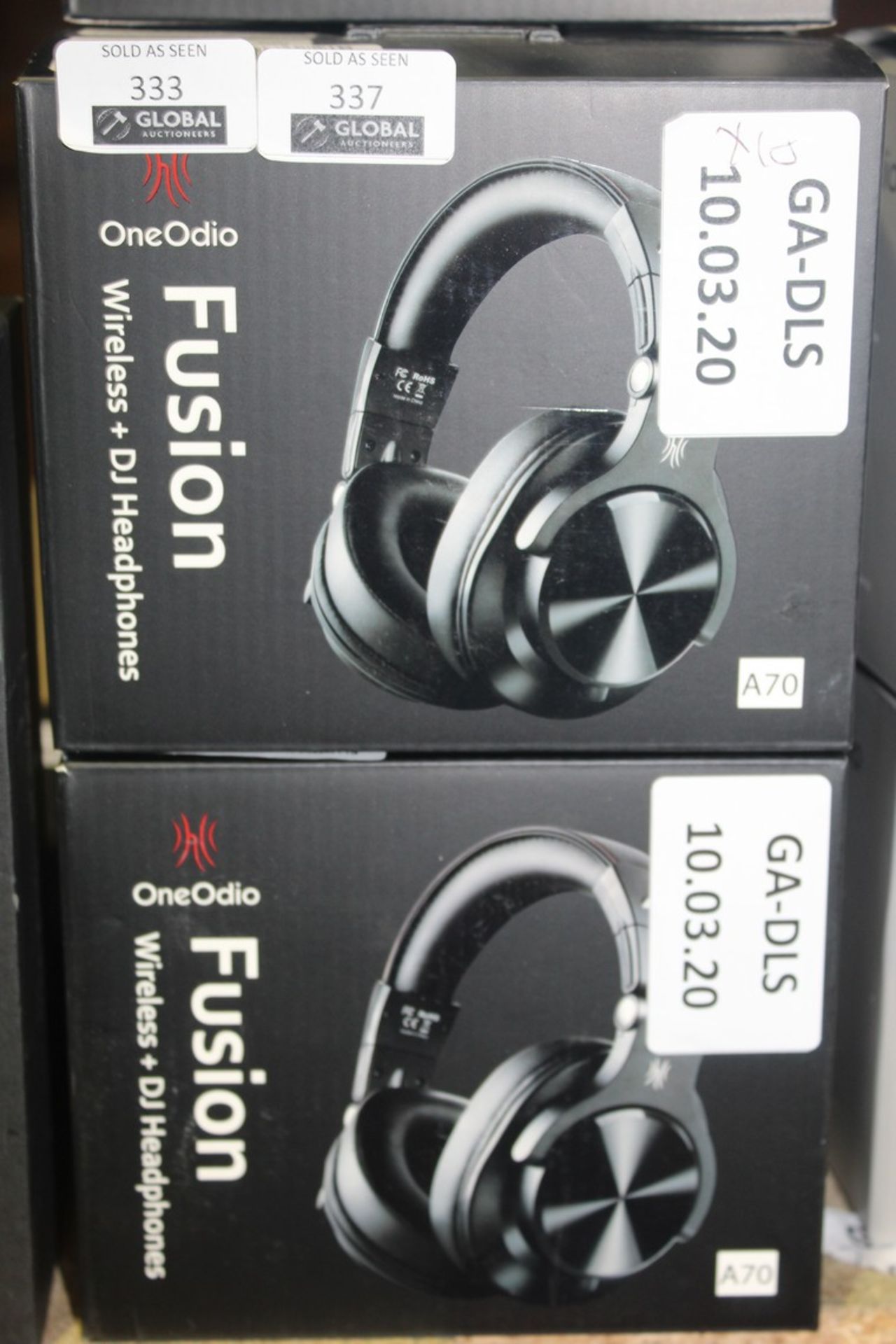 Boxed One Audio Fusion Wireless & DJ Headphones RRP £45 Each (Appraisals Available Upon Request)