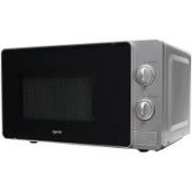 Boxed Igenix IG20815 Silver Manual Microwave RRP £60 (Appraisals Available Upon Request)(Untested