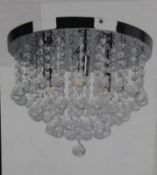 Home Collection Lairyah Glass Droplets Ceiling Lig