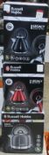 Boxed Assorted Russell Hobbs Legacy 1.5 Litre Cordless Jug Kettles in Black & Red RRP £55 Each